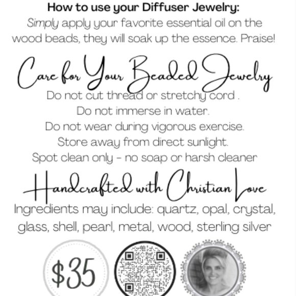 “Stay on Straight and Narrow" Simply Swank Essential Oil Diffuser Bracelet NWT - Picture 14 of 14